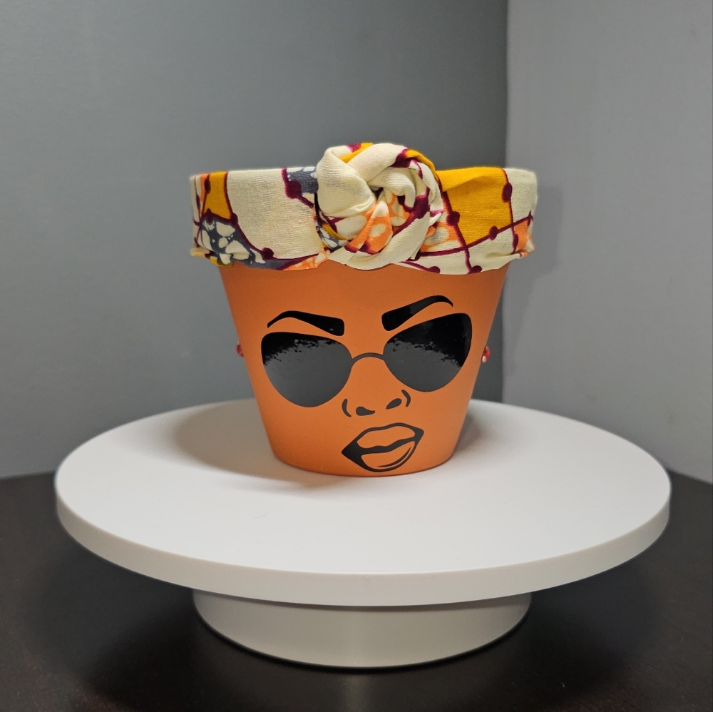 Terracotta flower pot